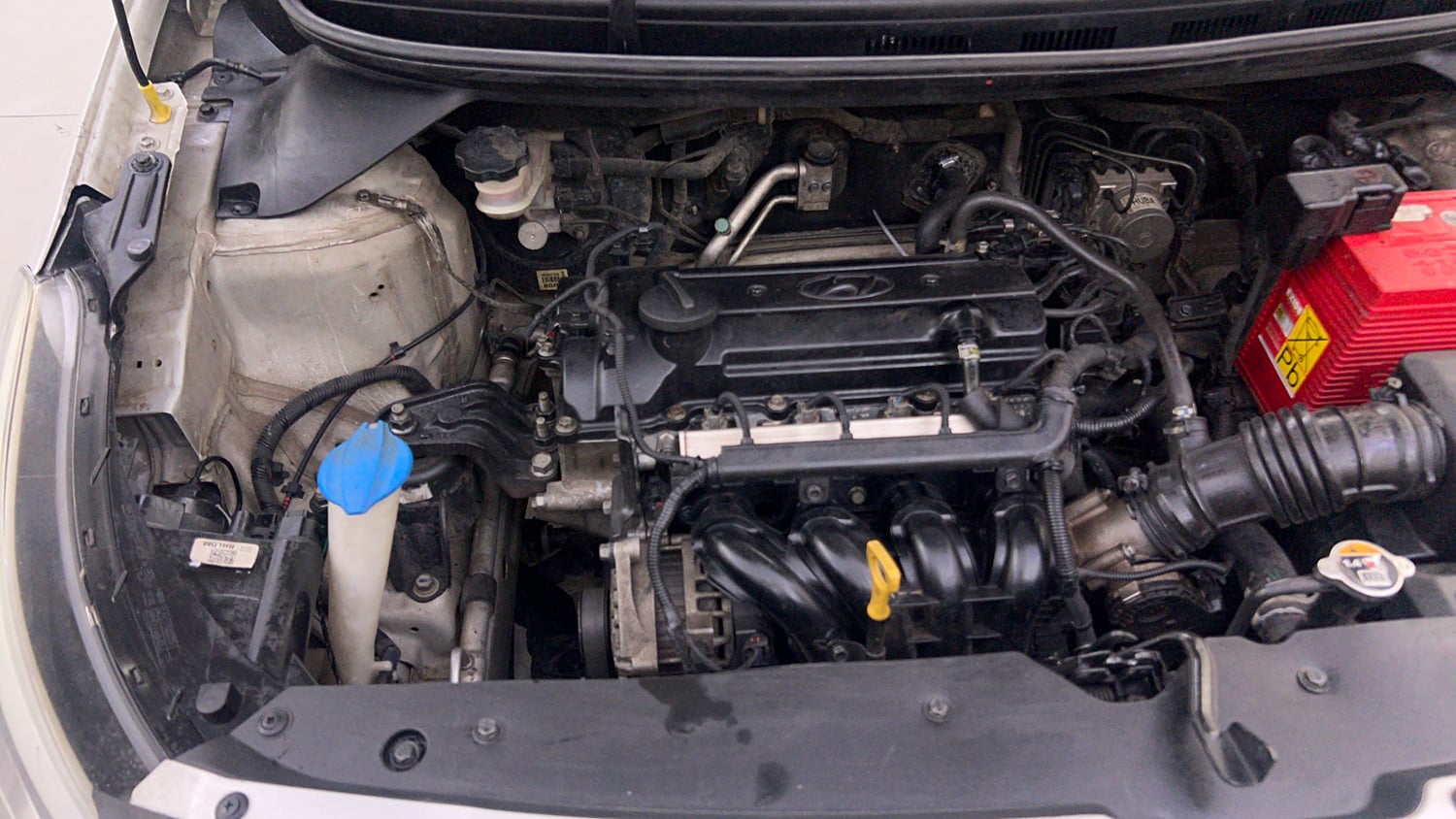 Used 2017 Hyundai Elite i20 Sportz 1.2 Petrol Manual engine ENGINE RIGHT SIDE VIEW