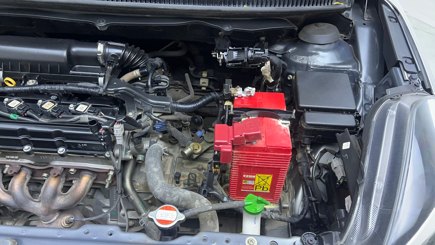 Used 2021 Maruti Suzuki Baleno Zeta Petrol Manual engine ENGINE LEFT SIDE VIEW