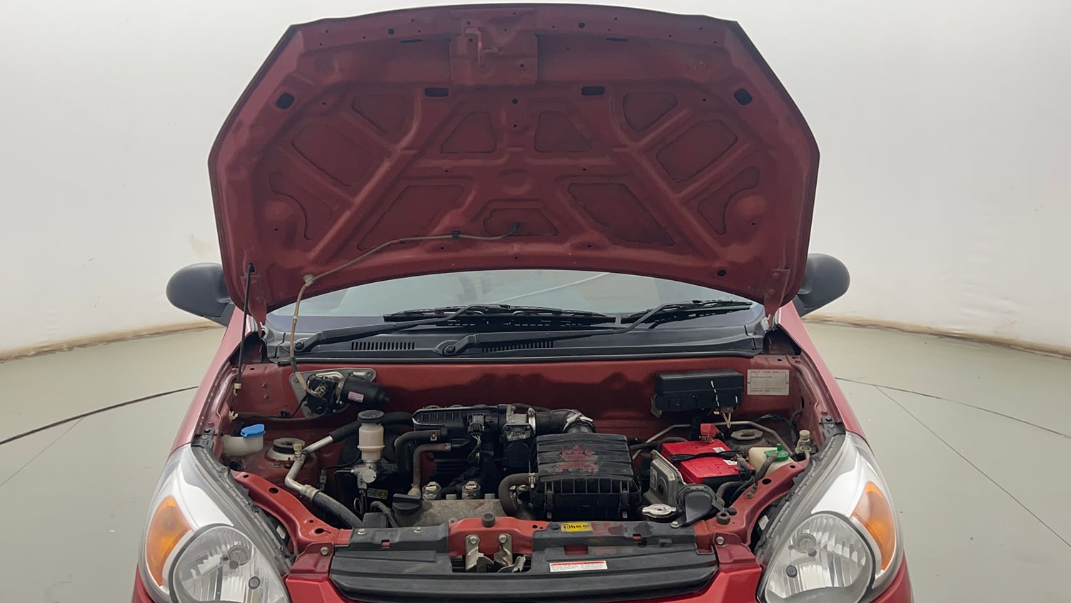 Used 2017 Maruti Suzuki Alto 800 VXi Petrol Manual engine ENGINE & BONNET OPEN FRONT VIEW