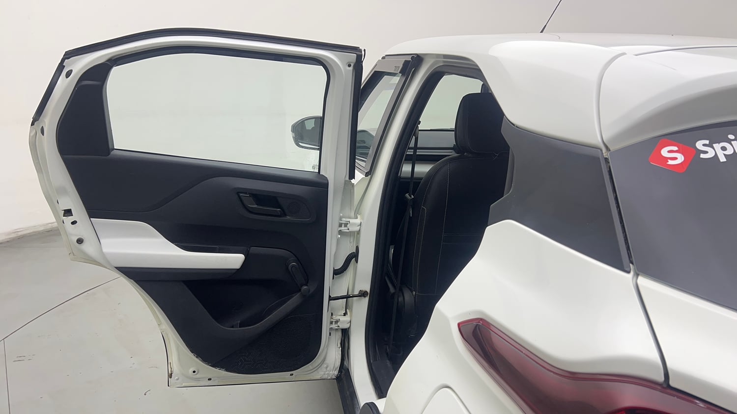 Used 2022 Tata Punch Pure MT Petrol + CNG(Outside Fitted) Cng Manual interior LEFT REAR DOOR OPEN VIEW