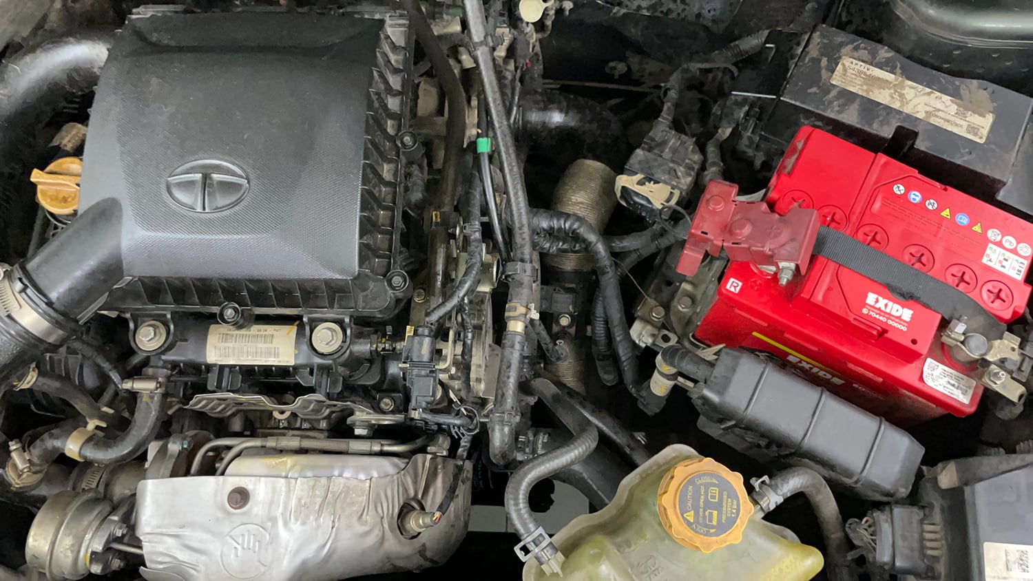 Used 2021 Tata Nexon XZ Plus Petrol Manual engine ENGINE LEFT SIDE VIEW