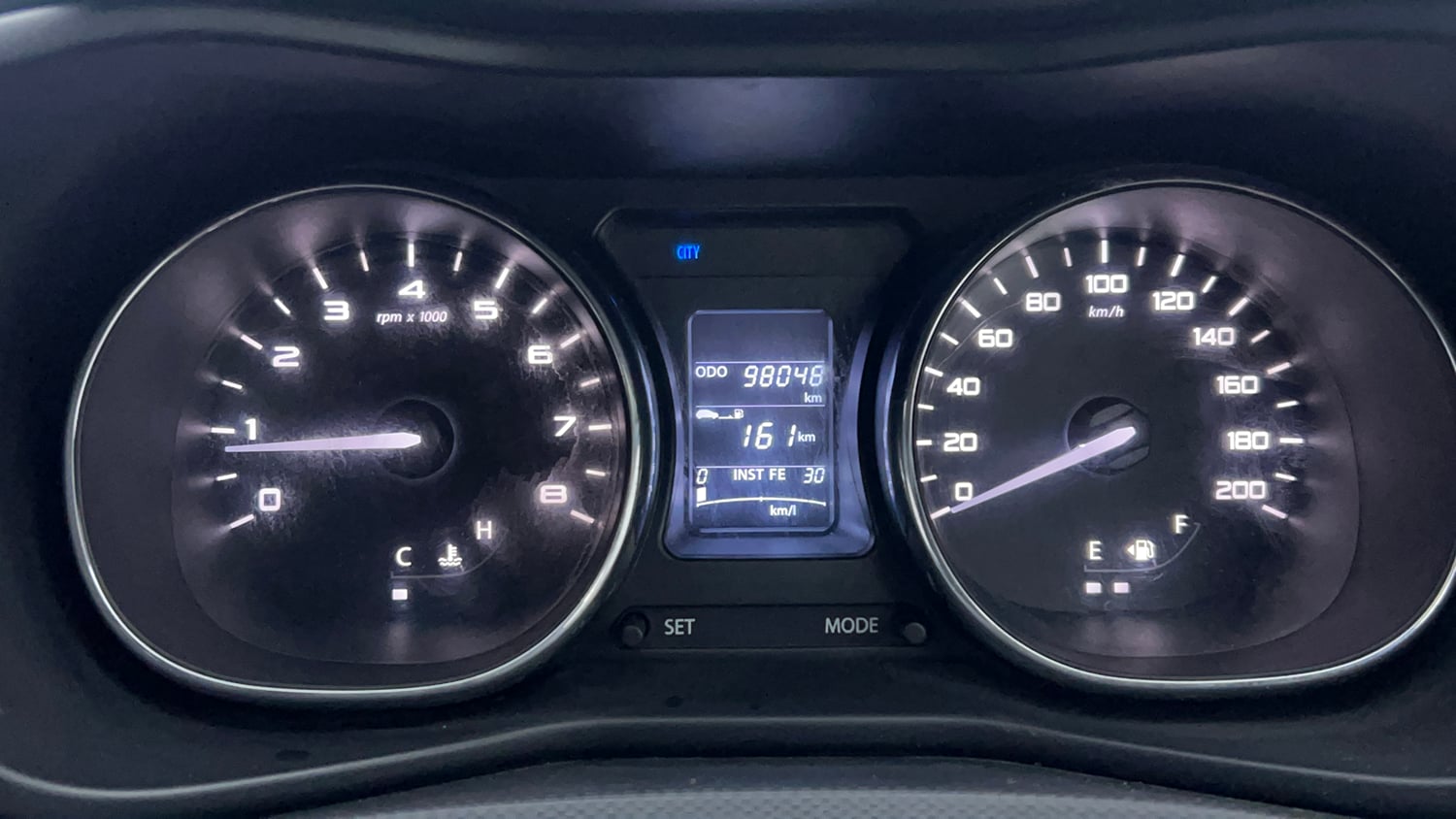 Used 2018 Tata Nexon XZ Plus Diesel Diesel Manual interior CLUSTERMETER VIEW