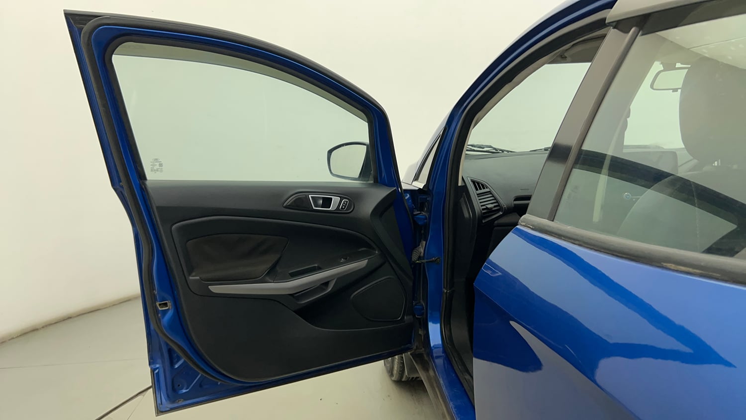 Used 2017 Ford EcoSport Titanium 1.5L TDCi Diesel Manual interior LEFT FRONT DOOR OPEN VIEW