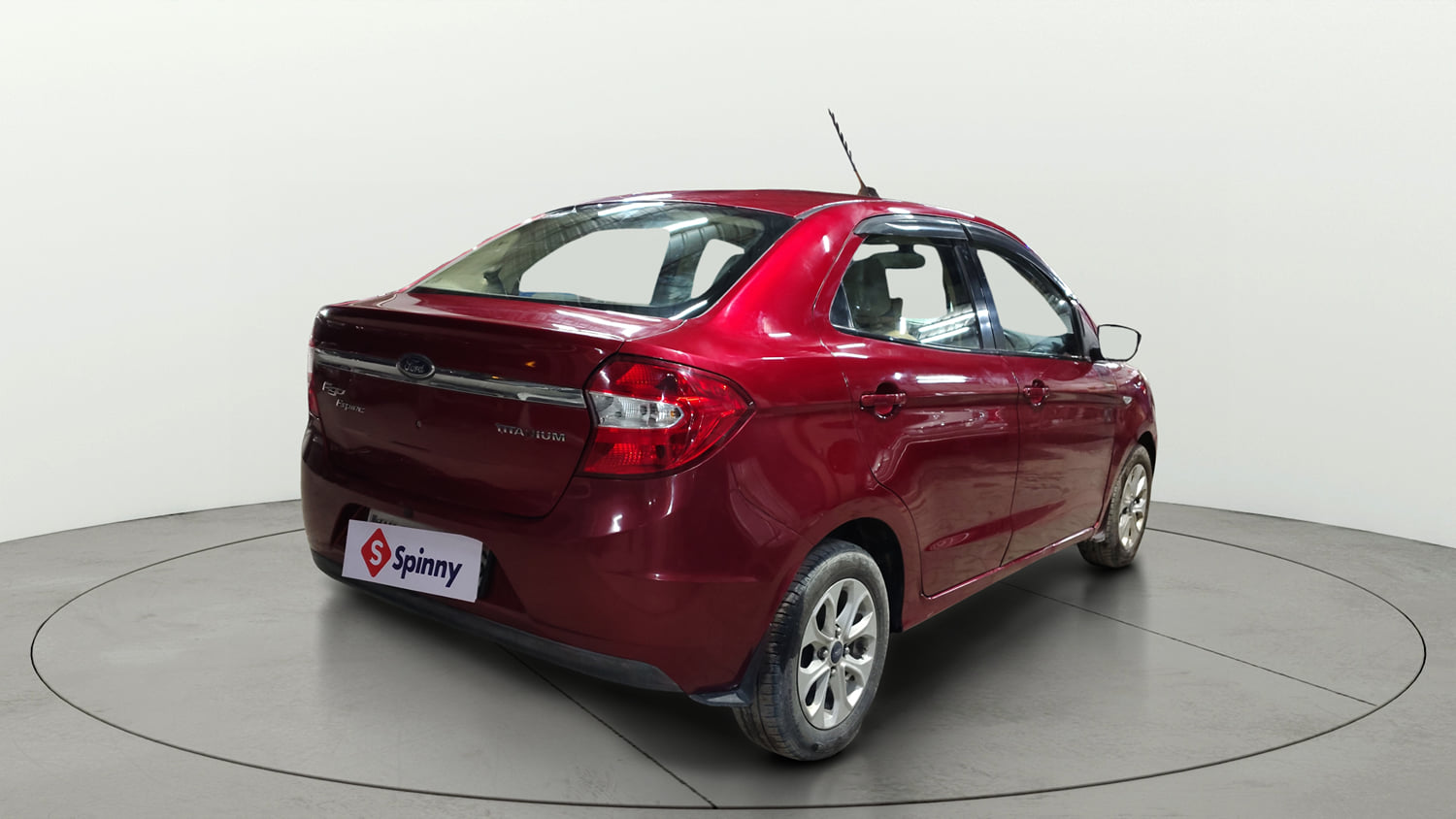 Used 2016 Ford Figo Aspire Titanium 1.2 Ti-VCT Petrol Manual exterior RIGHT REAR CORNER VIEW