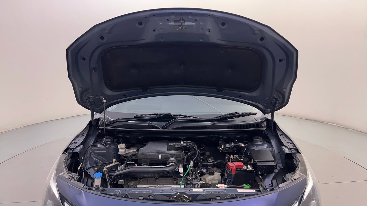 Used 2022 Maruti Suzuki Baleno Alpha AGS Petrol Automatic engine ENGINE & BONNET OPEN FRONT VIEW