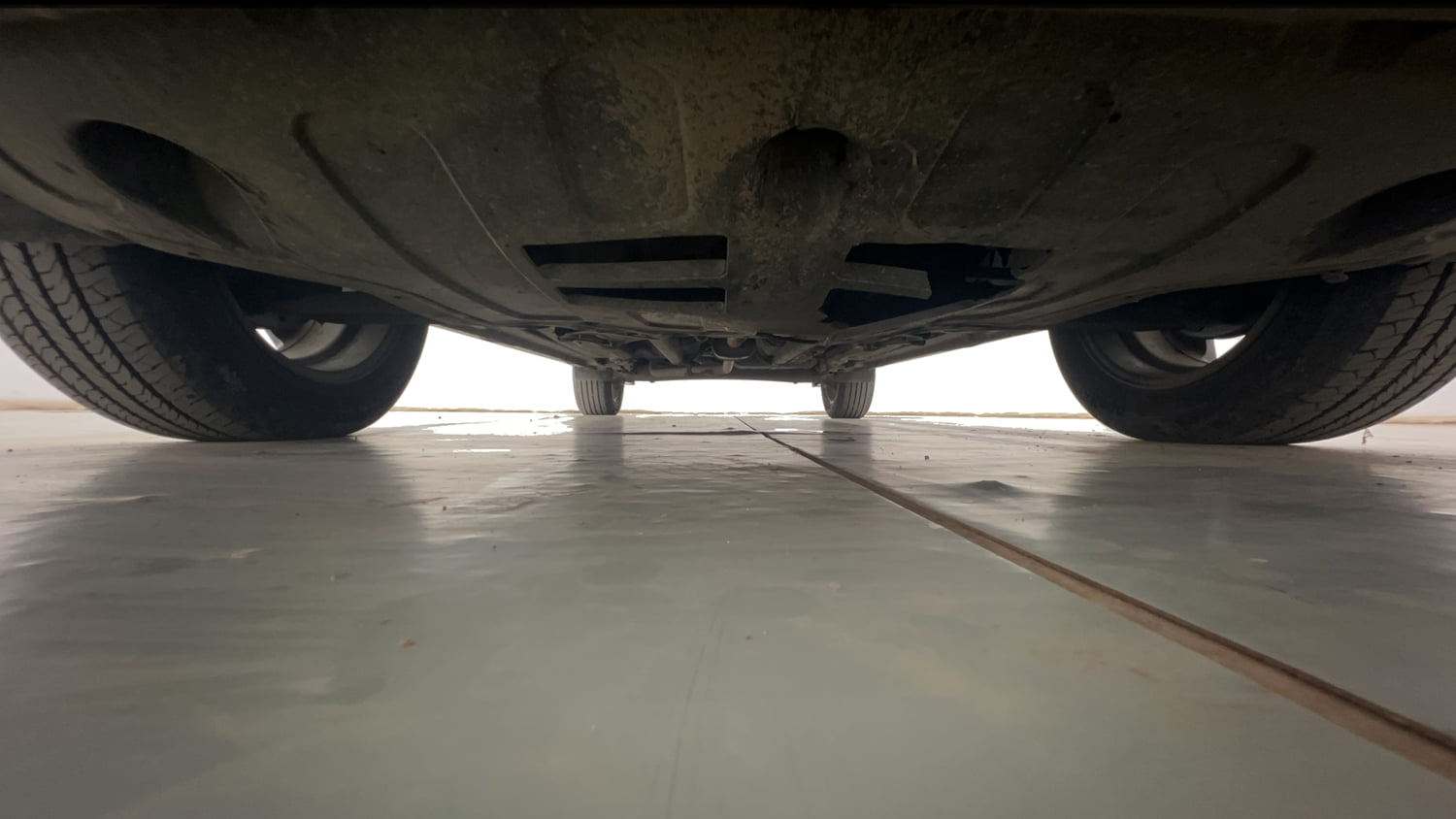 Used 2019 Hyundai Creta SX 1.6 (O) Petrol Petrol Manual extra FRONT LEFT UNDERBODY VIEW