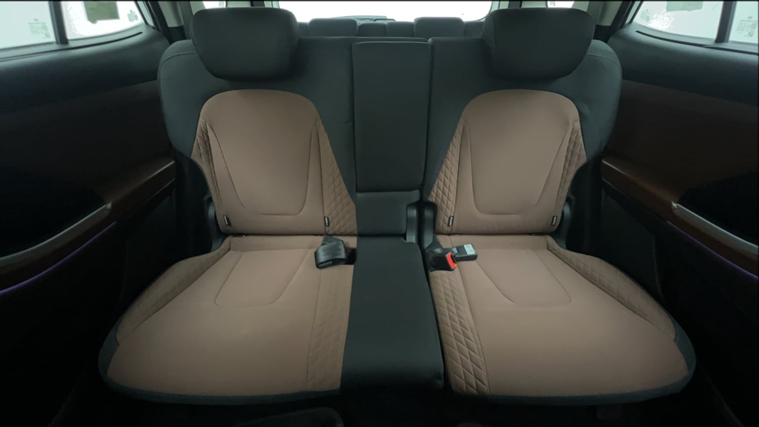 Used 2022 Hyundai Alcazar Prestige Exe (O) 7 STR 1.5 Diesel AT Diesel Automatic interior REAR SEAT CONDITION VIEW