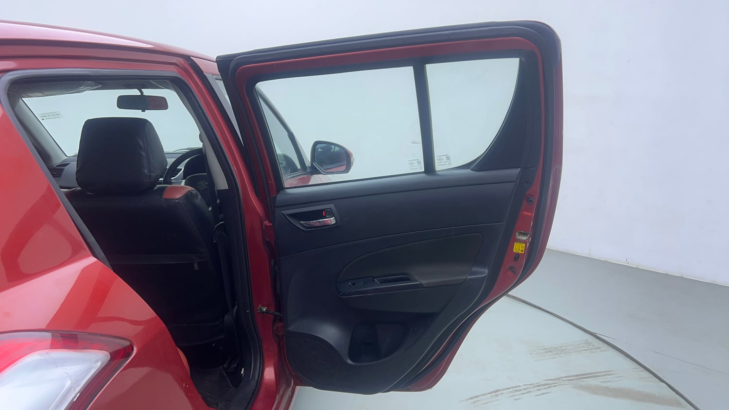 Used 2013 Maruti Suzuki Swift VXi Petrol Manual interior RIGHT REAR DOOR OPEN VIEW
