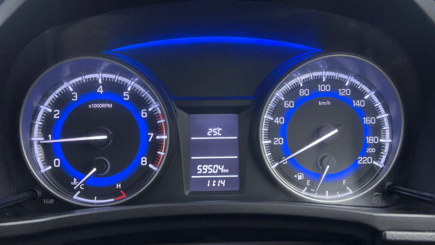 Used 2018 Maruti Suzuki Baleno Delta 1.2 Petrol Manual interior CLUSTERMETER VIEW