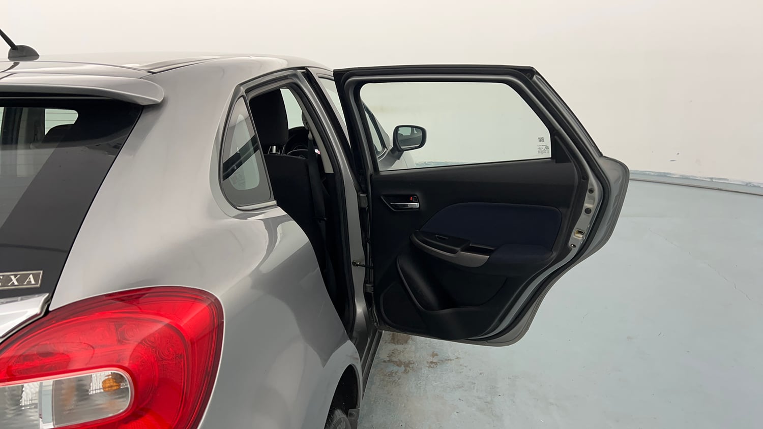 Used 2020 Maruti Suzuki Baleno Zeta Petrol Manual interior RIGHT REAR DOOR OPEN VIEW