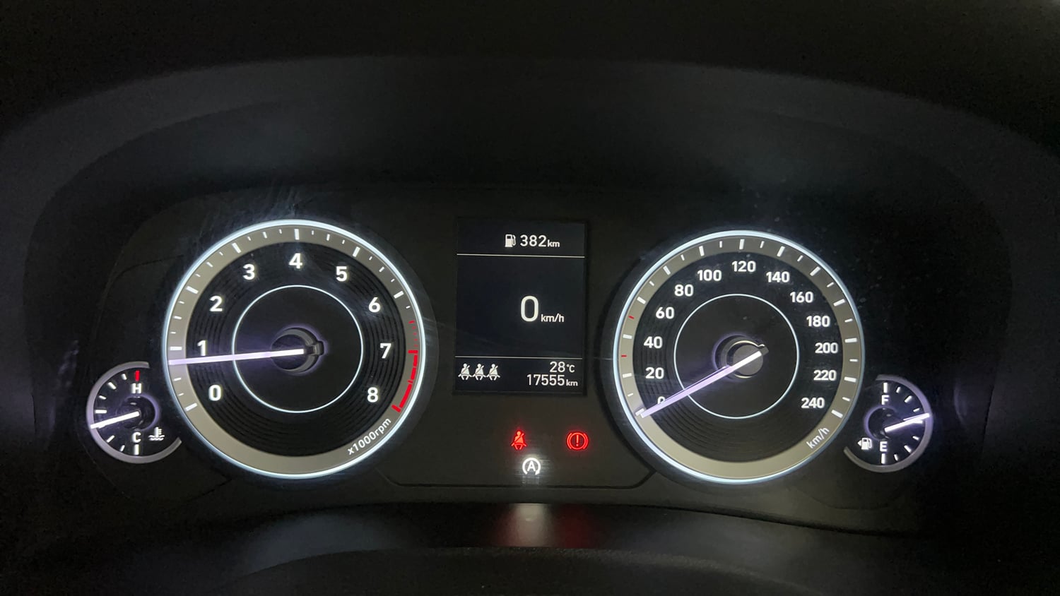 Used 2024 Hyundai Creta S Plus 1.5 Petrol Knight Petrol Manual interior CLUSTERMETER VIEW
