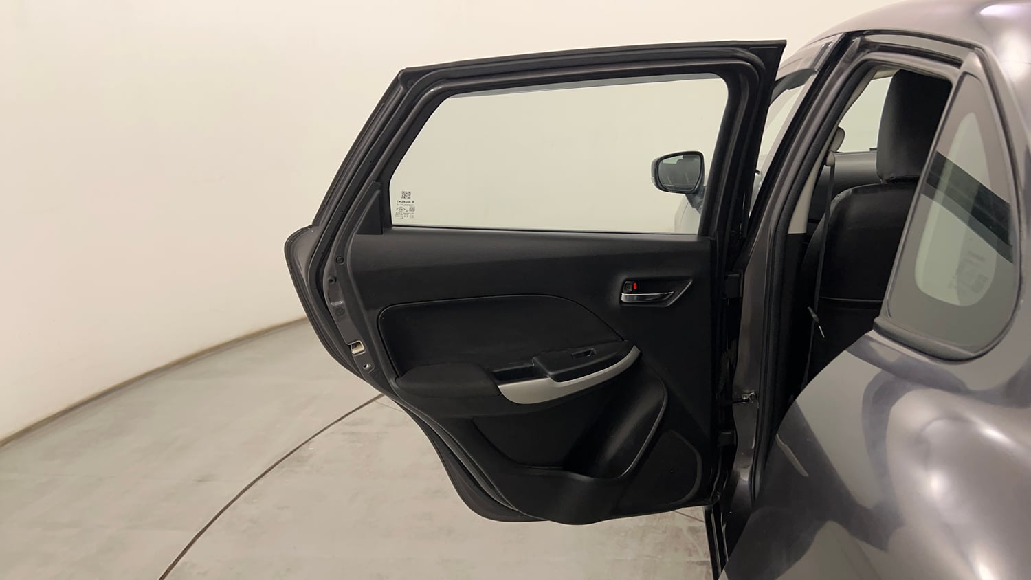 Used 2016 Maruti Suzuki Baleno Delta 1.2 Petrol Manual interior LEFT REAR DOOR OPEN VIEW