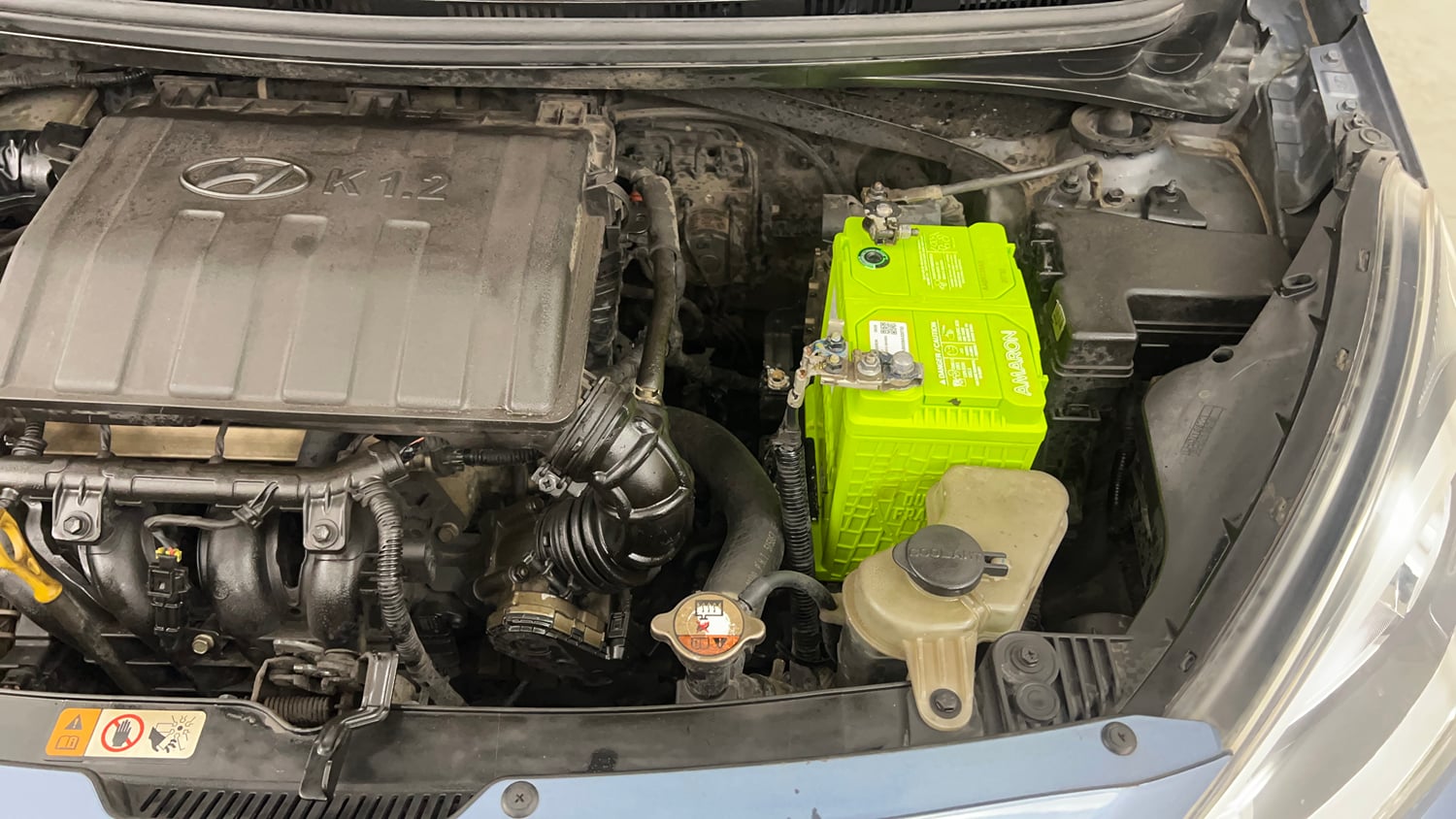 Used 2015 Hyundai Xcent SX 1.2 Petrol Manual engine ENGINE LEFT SIDE VIEW