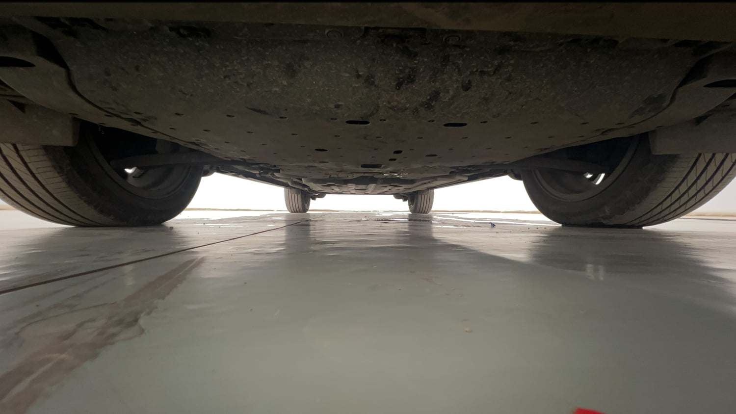 Used 2023 Honda Elevate VX MT Petrol Manual extra FRONT LEFT UNDERBODY VIEW