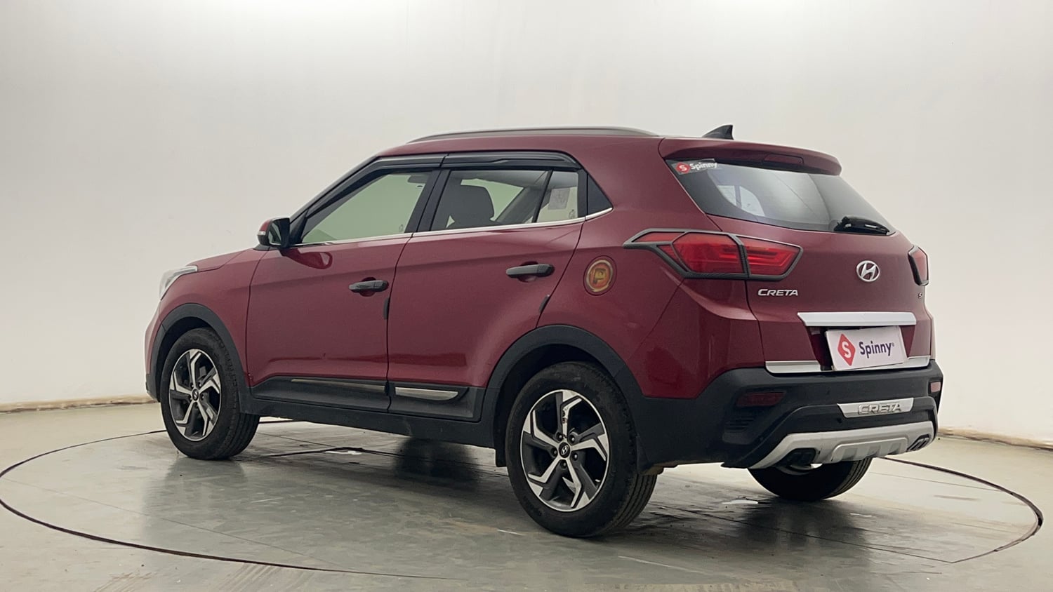 Used 2019 Hyundai Creta SX 1.6 (O) Petrol Petrol Manual exterior LEFT REAR CORNER VIEW