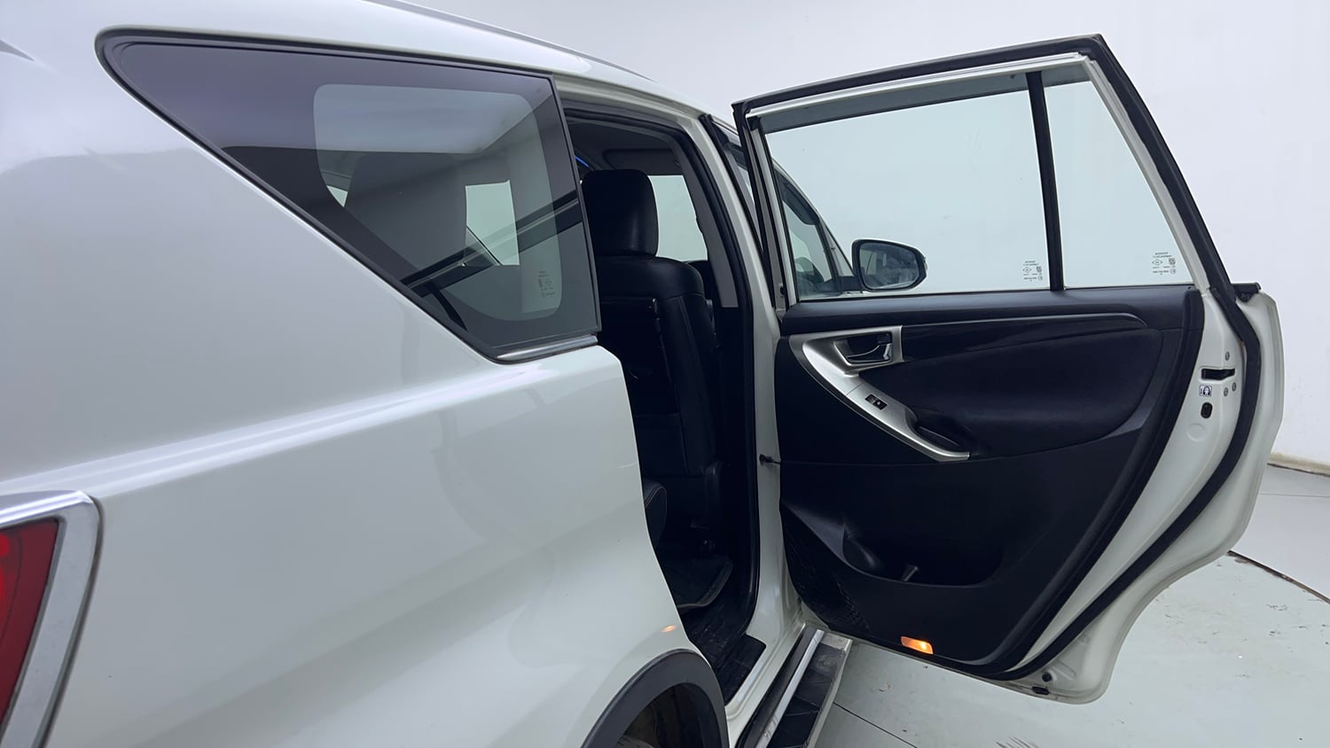 Used 2019 Toyota Innova Crysta Touring Sport Diesel AT Diesel Automatic interior RIGHT REAR DOOR OPEN VIEW
