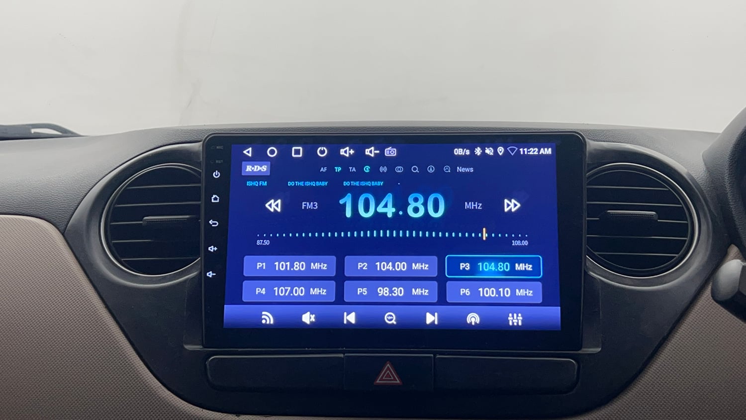 Used 2017 Hyundai Grand i10 Sportz 1.2 Kappa VTVT Petrol Manual top_features Touch screen infotainment system