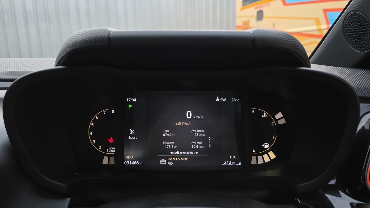 Used 2025 Tata Altroz Racer R2 Petrol Manual interior CLUSTERMETER VIEW