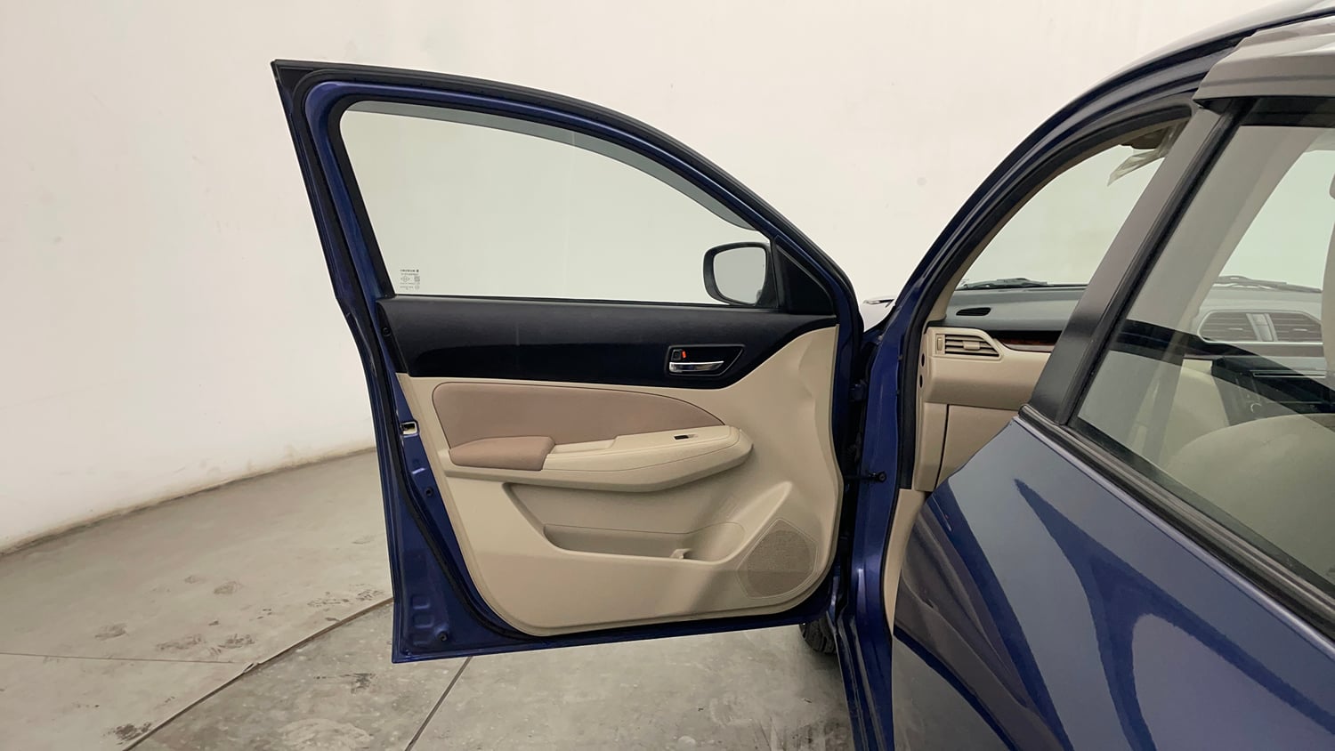 Used 2018 Maruti Suzuki Dzire VXi Petrol Manual interior LEFT FRONT DOOR OPEN VIEW