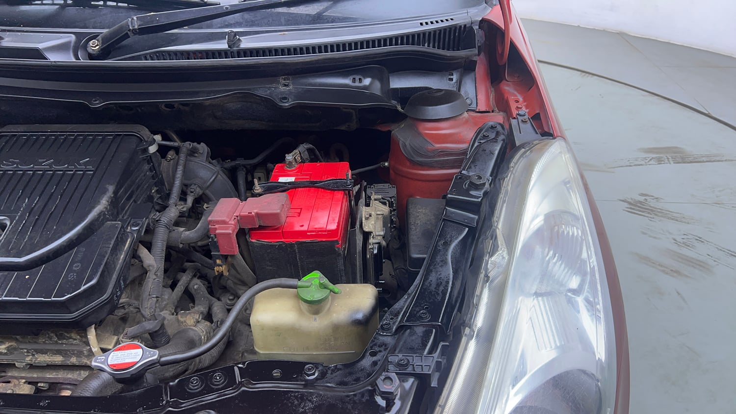 Used 2013 Maruti Suzuki Swift VXi Petrol Manual engine ENGINE LEFT SIDE VIEW