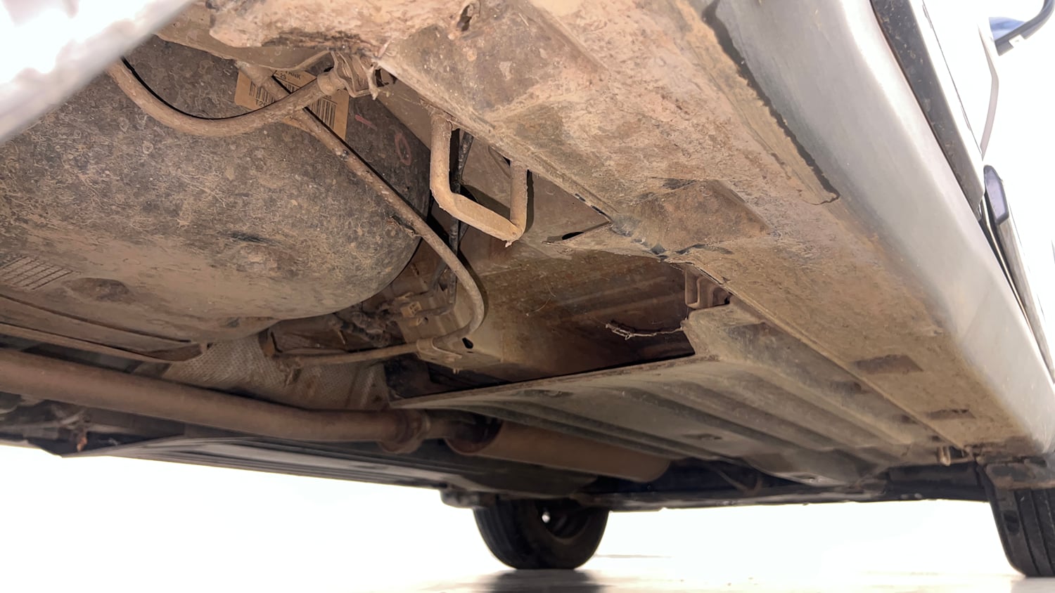 Used 2024 Maruti Suzuki Grand Vitara Delta Smart Hybrid Petrol Manual extra REAR RIGHT UNDERBODY VIEW