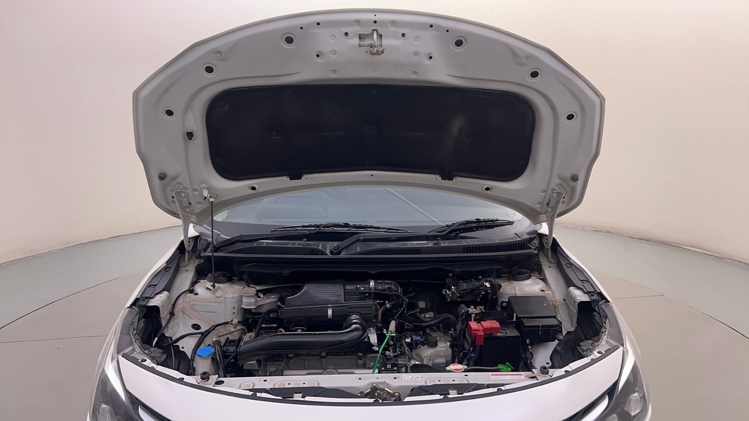 Used 2023 Maruti Suzuki Baleno Alpha AGS Petrol Automatic engine ENGINE & BONNET OPEN FRONT VIEW