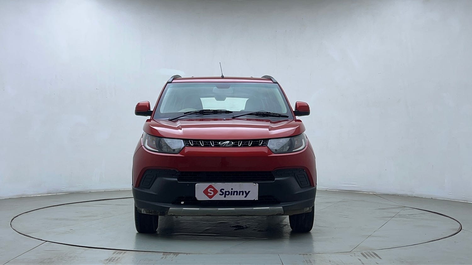 Used 2017 Mahindra KUV100 K6 6 STR Petrol Manual exterior FRONT VIEW