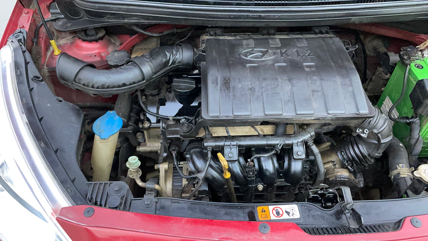 Used 2017 Hyundai Grand i10 Asta 1.2 Kappa VTVT Petrol Manual engine ENGINE RIGHT SIDE VIEW