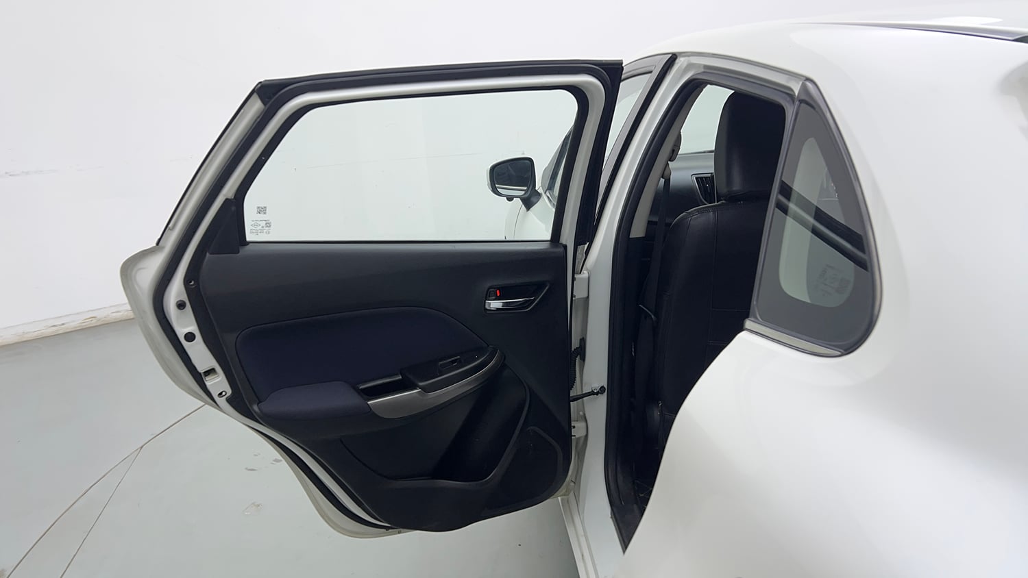 Used 2019 Maruti Suzuki Baleno Zeta Petrol Manual interior LEFT REAR DOOR OPEN VIEW