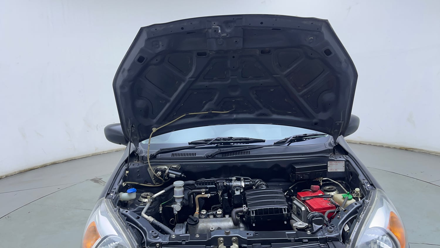 Used 2019 Maruti Suzuki Alto 800 VXi (O) Petrol Manual engine ENGINE & BONNET OPEN FRONT VIEW