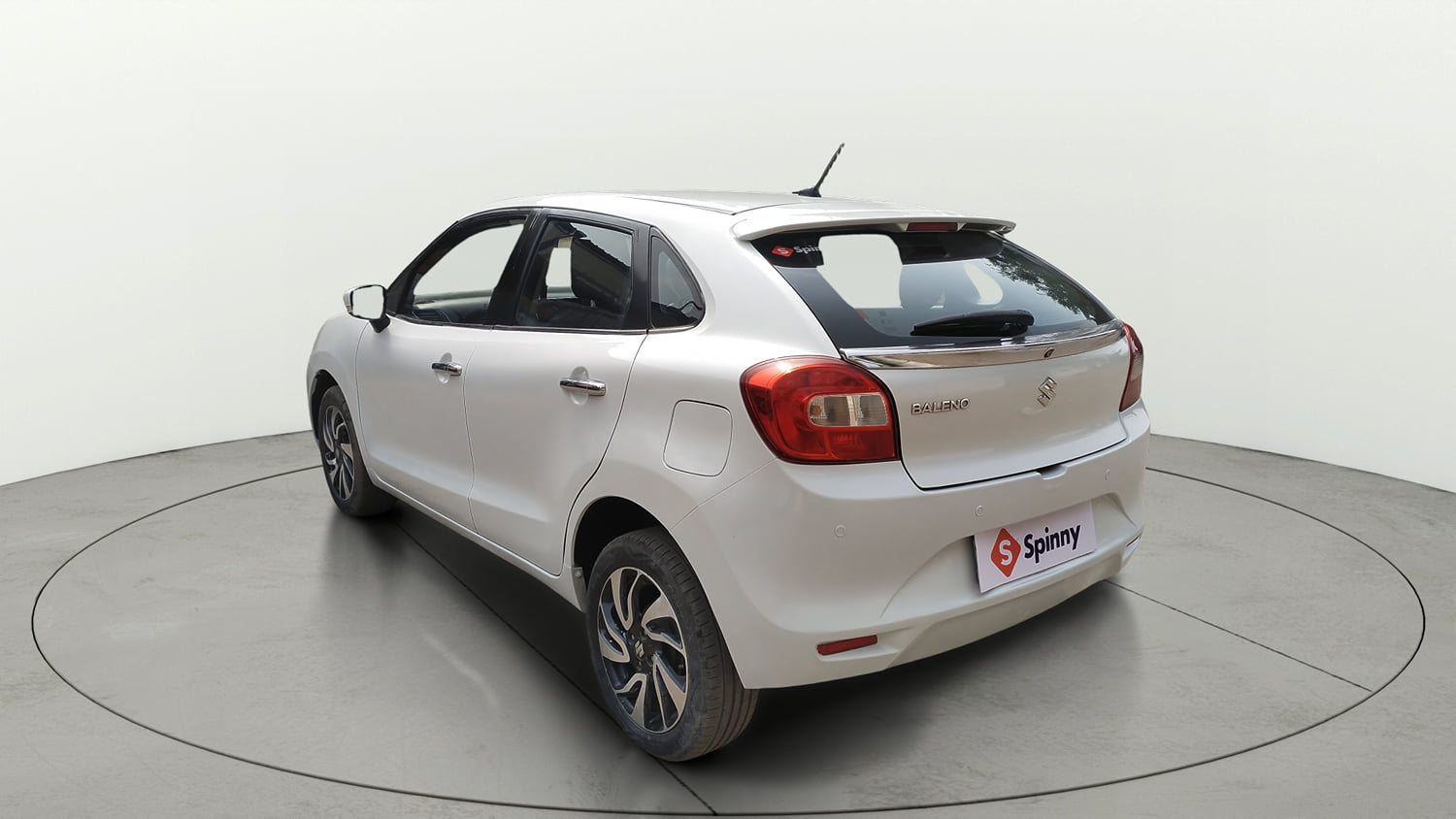 Used 2021 Maruti Suzuki Baleno Zeta Petrol Manual exterior LEFT REAR CORNER VIEW