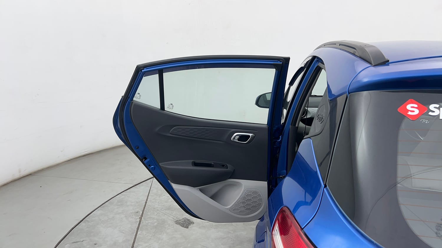 Used 2020 Hyundai Grand i10 Nios Asta 1.2 Kappa VTVT Petrol Manual interior LEFT REAR DOOR OPEN VIEW