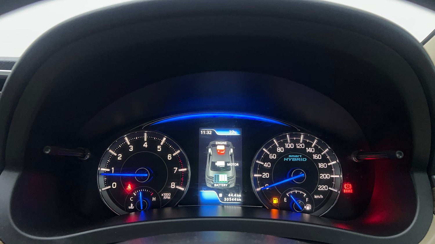 Used 2023 Maruti Suzuki Ciaz Alpha 1.5 Petrol Manual interior CLUSTERMETER VIEW