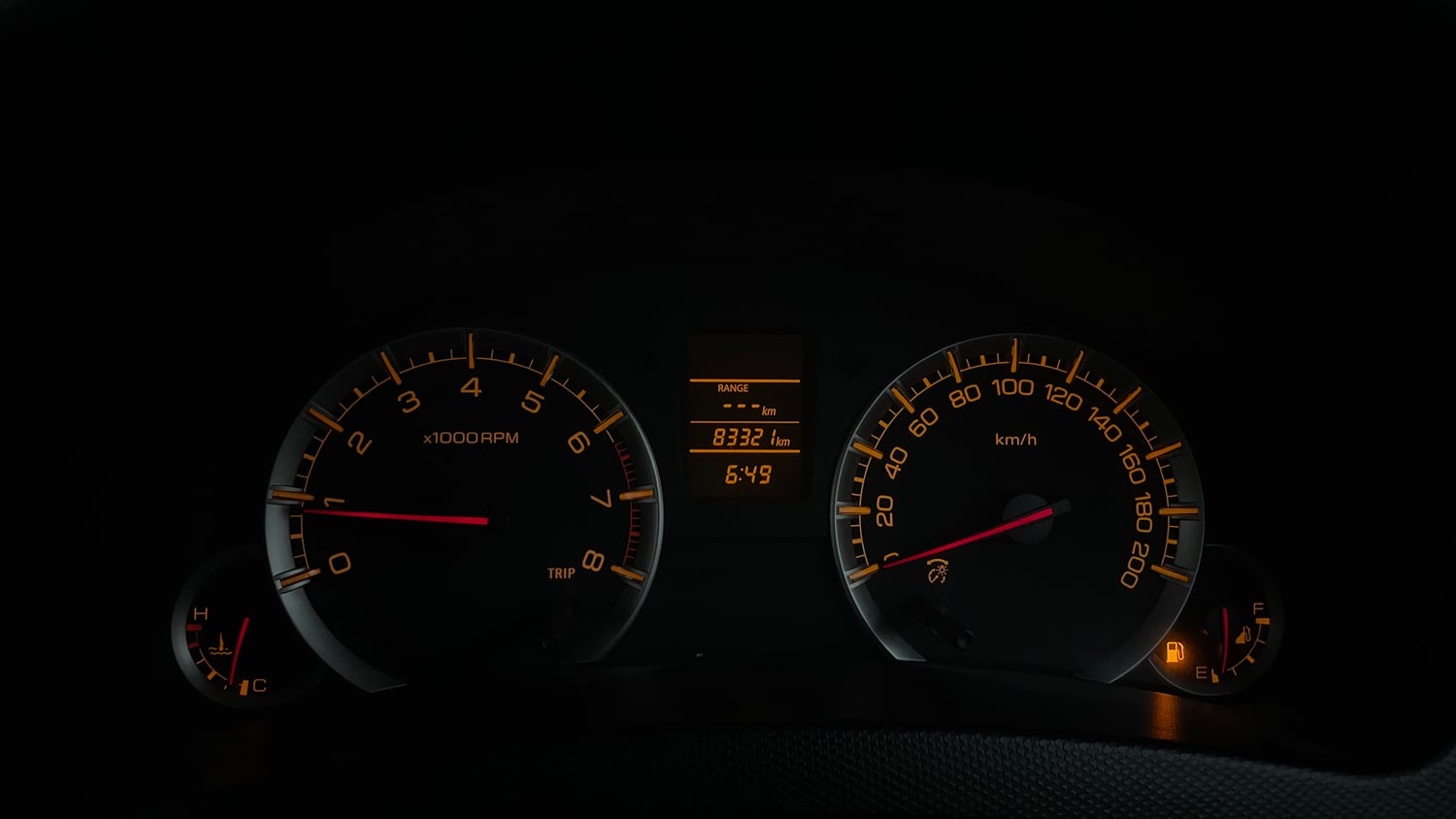 Used 2012 Maruti Suzuki Swift VXi Petrol Manual interior CLUSTERMETER VIEW