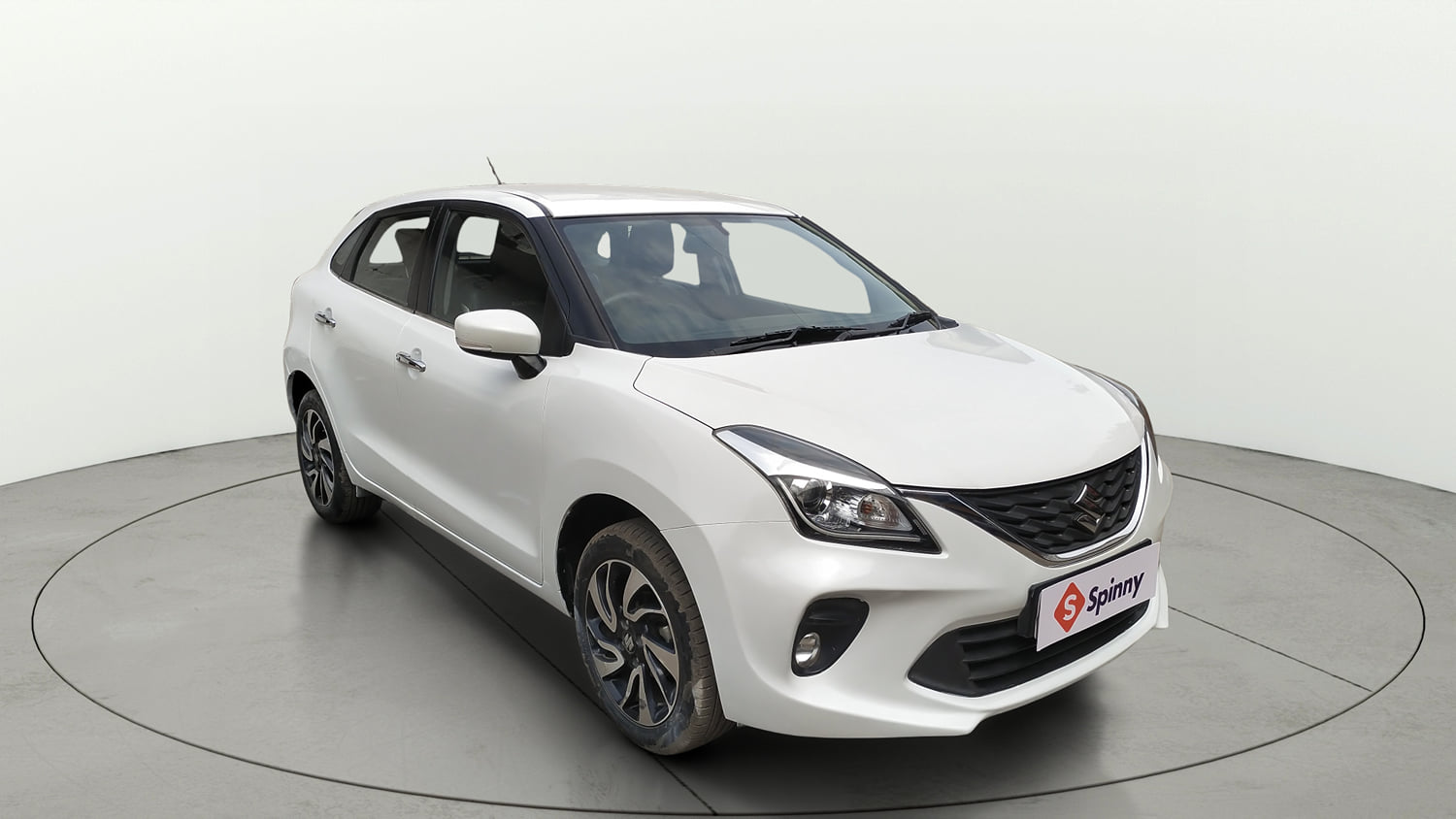 Used 2021 Maruti Suzuki Baleno Zeta Petrol Manual exterior RIGHT FRONT CORNER VIEW