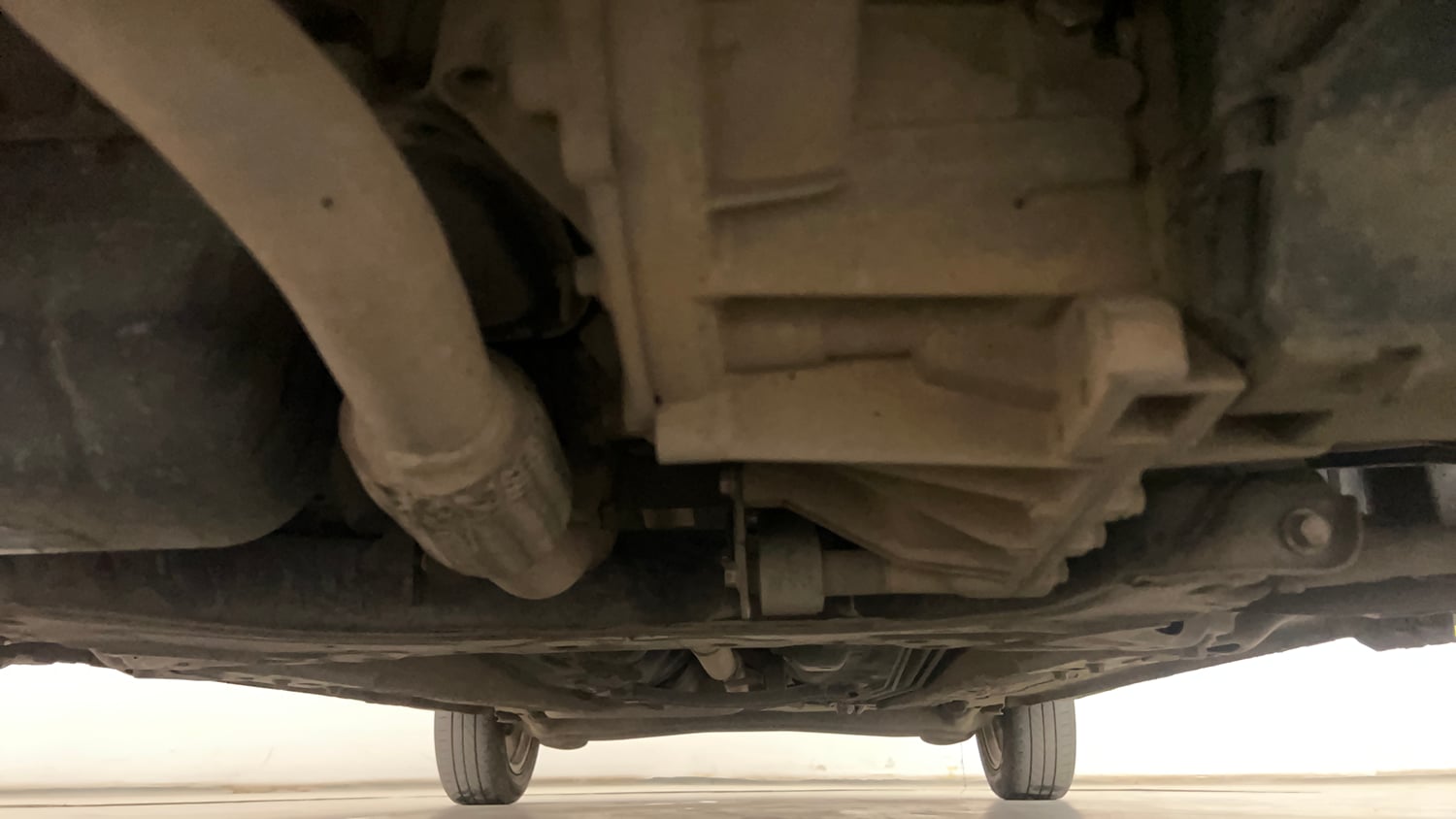 Used 2017 Ford Figo Aspire Titanium1.5 TDCi Diesel Manual extra FRONT LEFT UNDERBODY VIEW