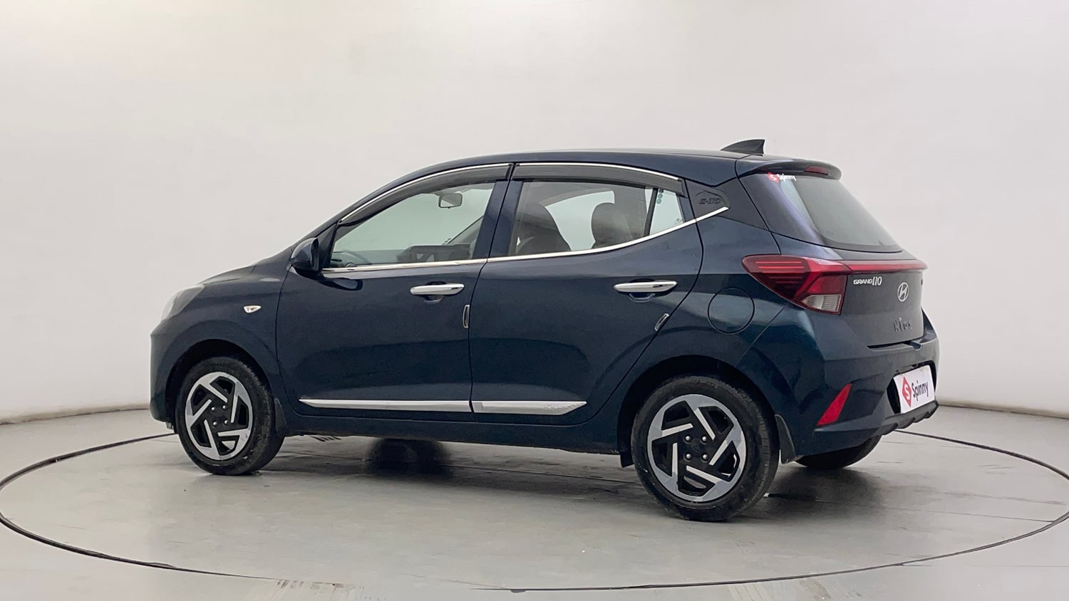 Used 2024 Hyundai Grand i10 Nios Corporate1.2 Kappa Petrol Manual exterior LEFT REAR CORNER VIEW