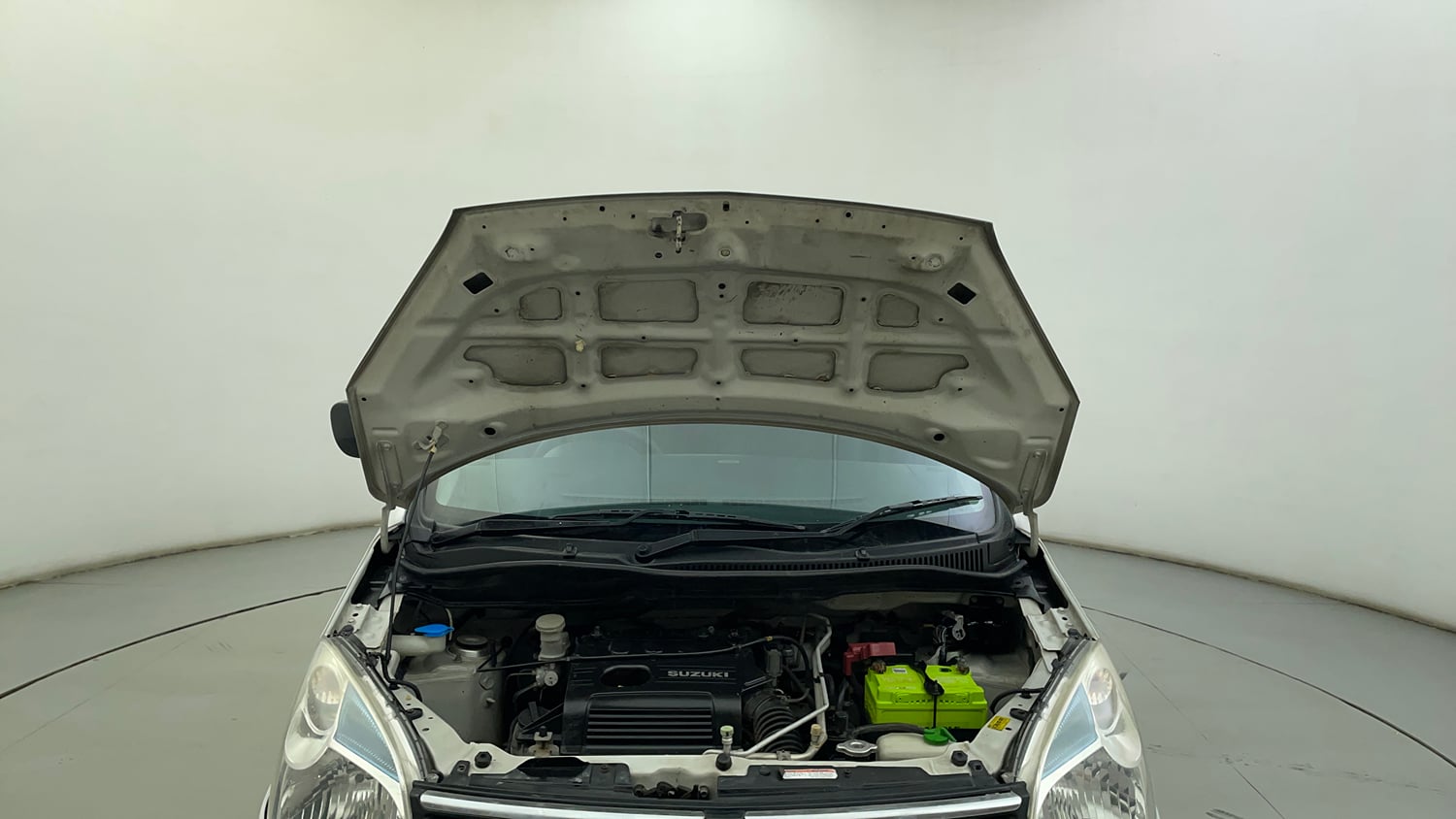 Used 2012 Maruti Suzuki Wagon R LXi Petrol Manual engine ENGINE & BONNET OPEN FRONT VIEW