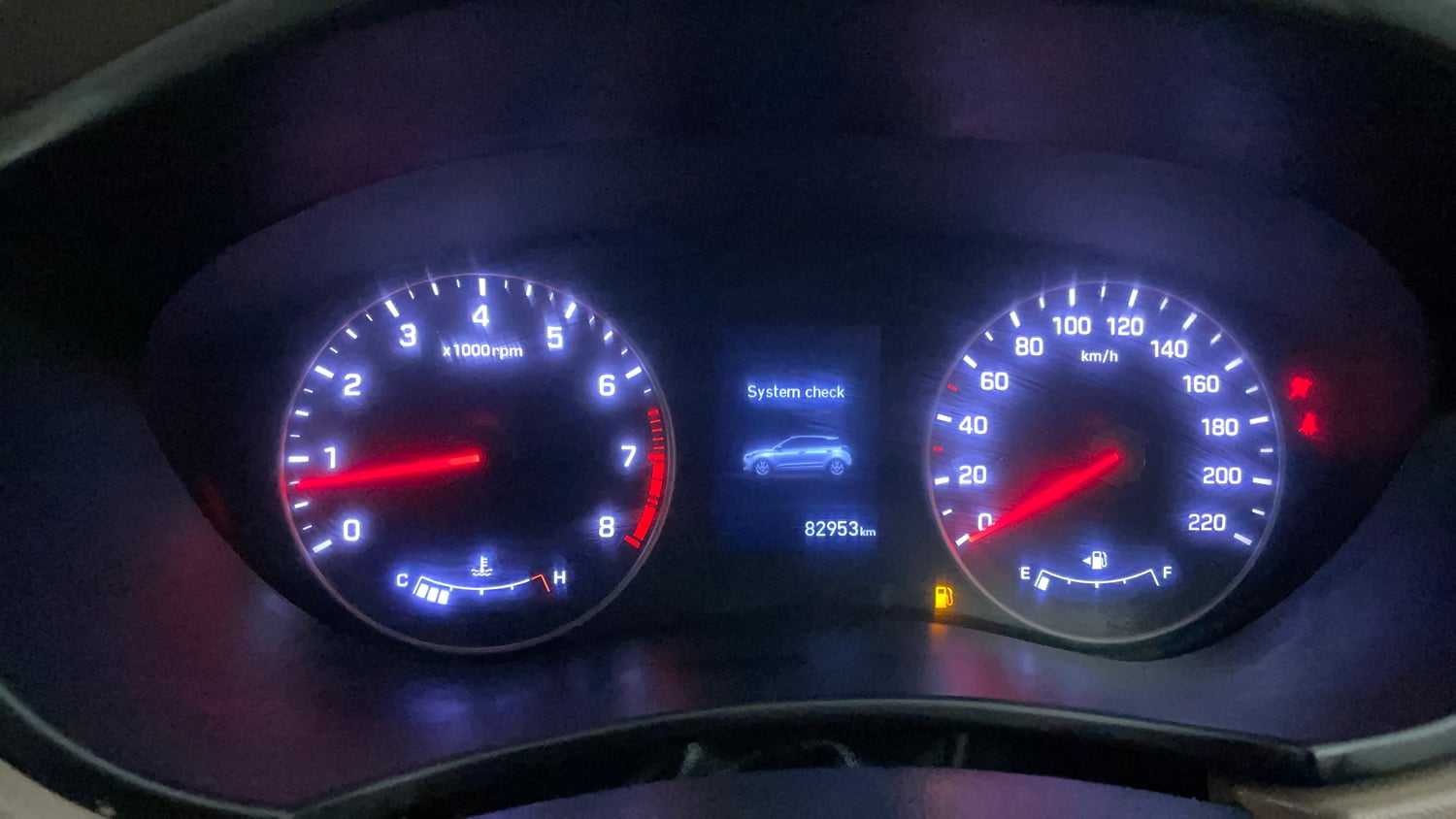Used 2020 Hyundai Elite i20 Asta 1.2 (O) Petrol Manual interior CLUSTERMETER VIEW