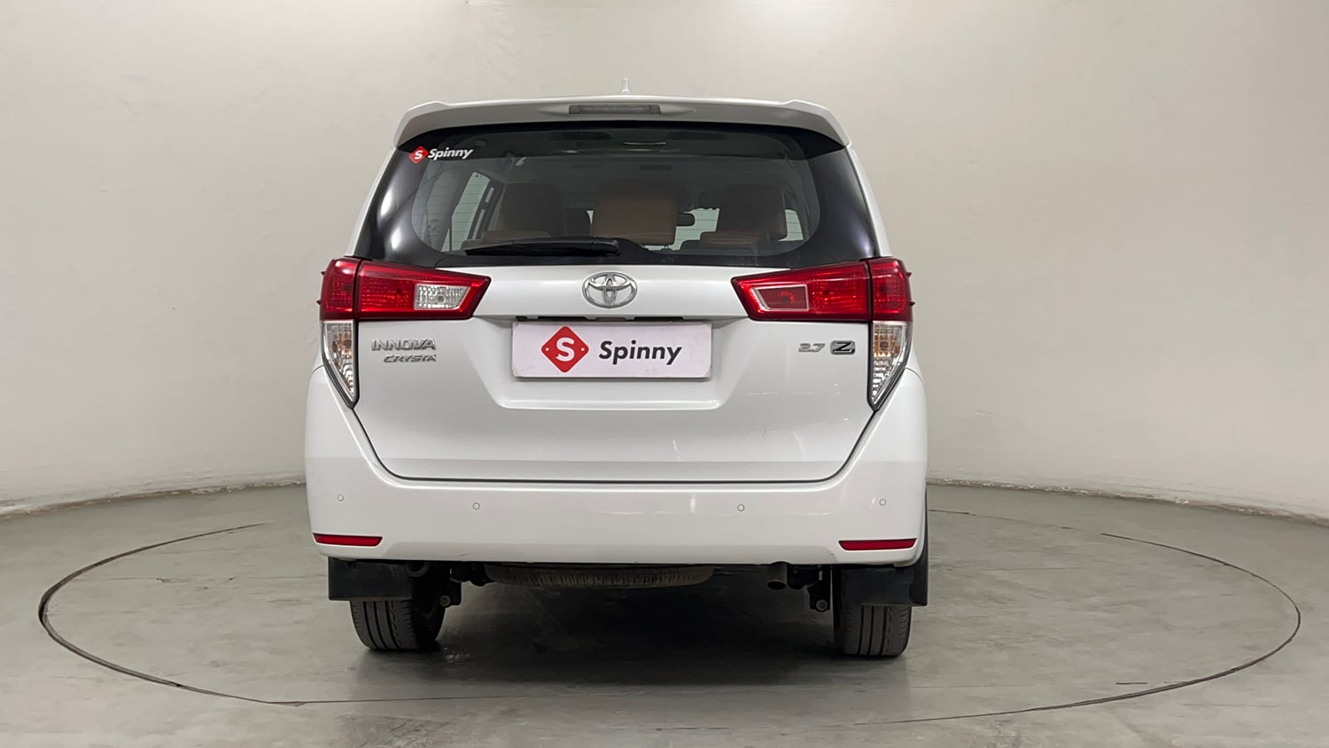 Used 2023 Toyota Innova Crysta ZX 2.7 AT 7 STR Petrol Automatic exterior BACK VIEW