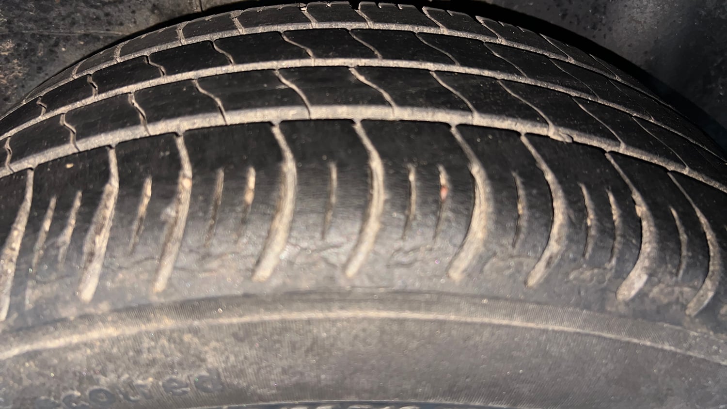 Used 2021 Tata Altroz XZ Petrol Petrol Manual tyres LEFT REAR TYRE TREAD VIEW
