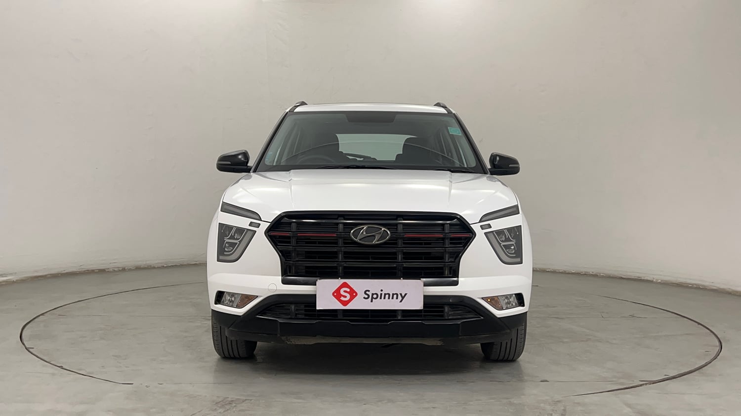 Used 2024 Hyundai Creta S Plus 1.5 Petrol Knight Petrol Manual exterior FRONT VIEW