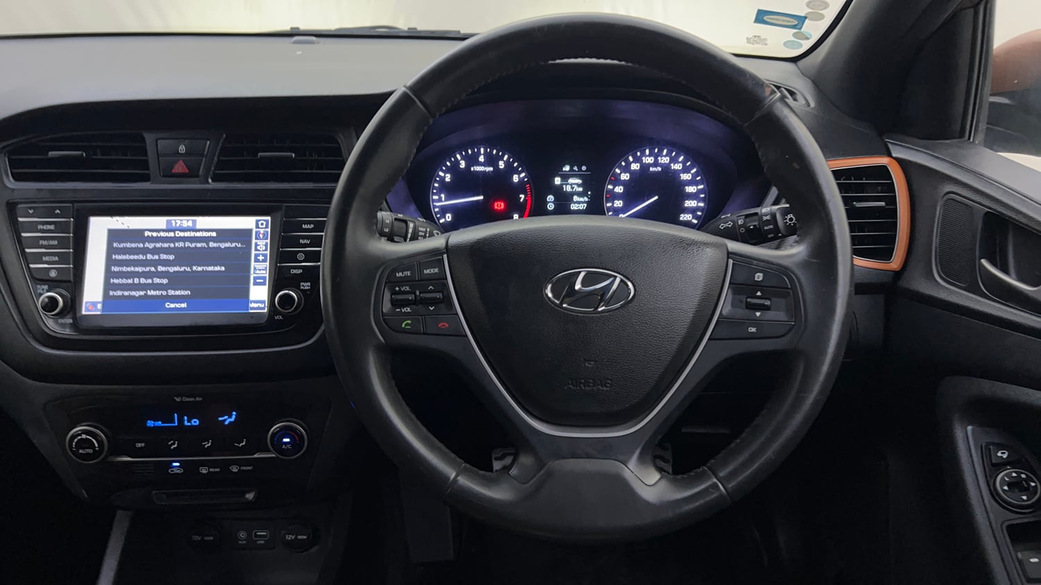 Used 2018 Hyundai i20 Active 1.2 SX Petrol Manual interior STEERING VIEW