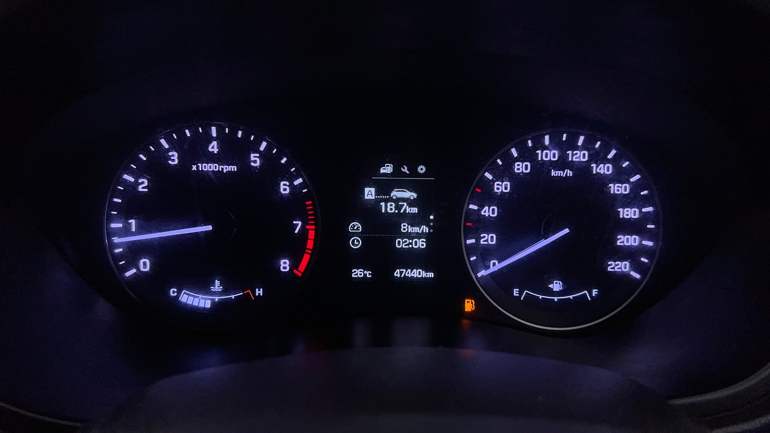 Used 2018 Hyundai i20 Active 1.2 SX Petrol Manual interior CLUSTERMETER VIEW