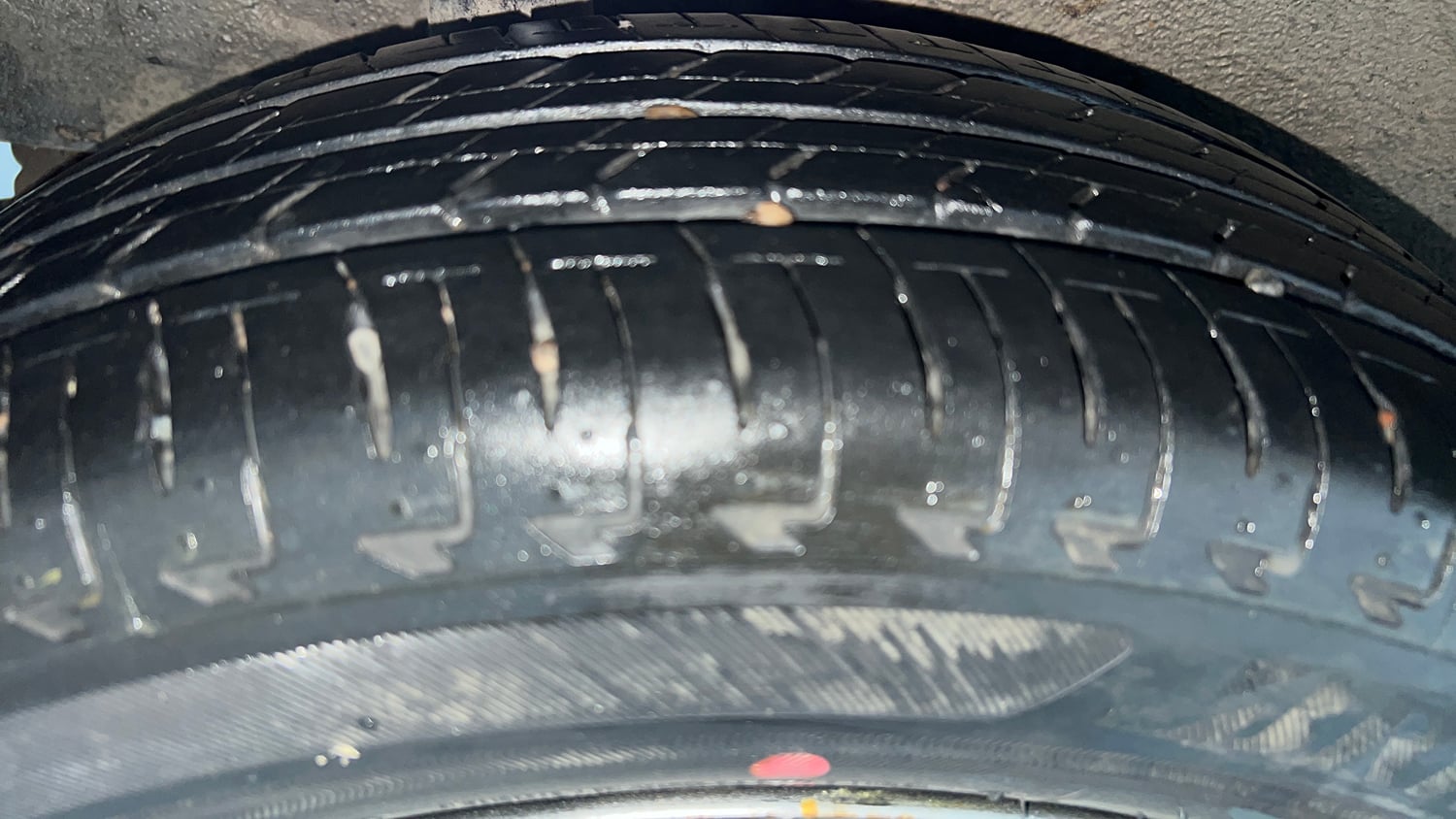 Used 2021 Maruti Suzuki Ignis Sigma 1.2 MT Petrol Manual tyres RIGHT REAR TYRE TREAD VIEW
