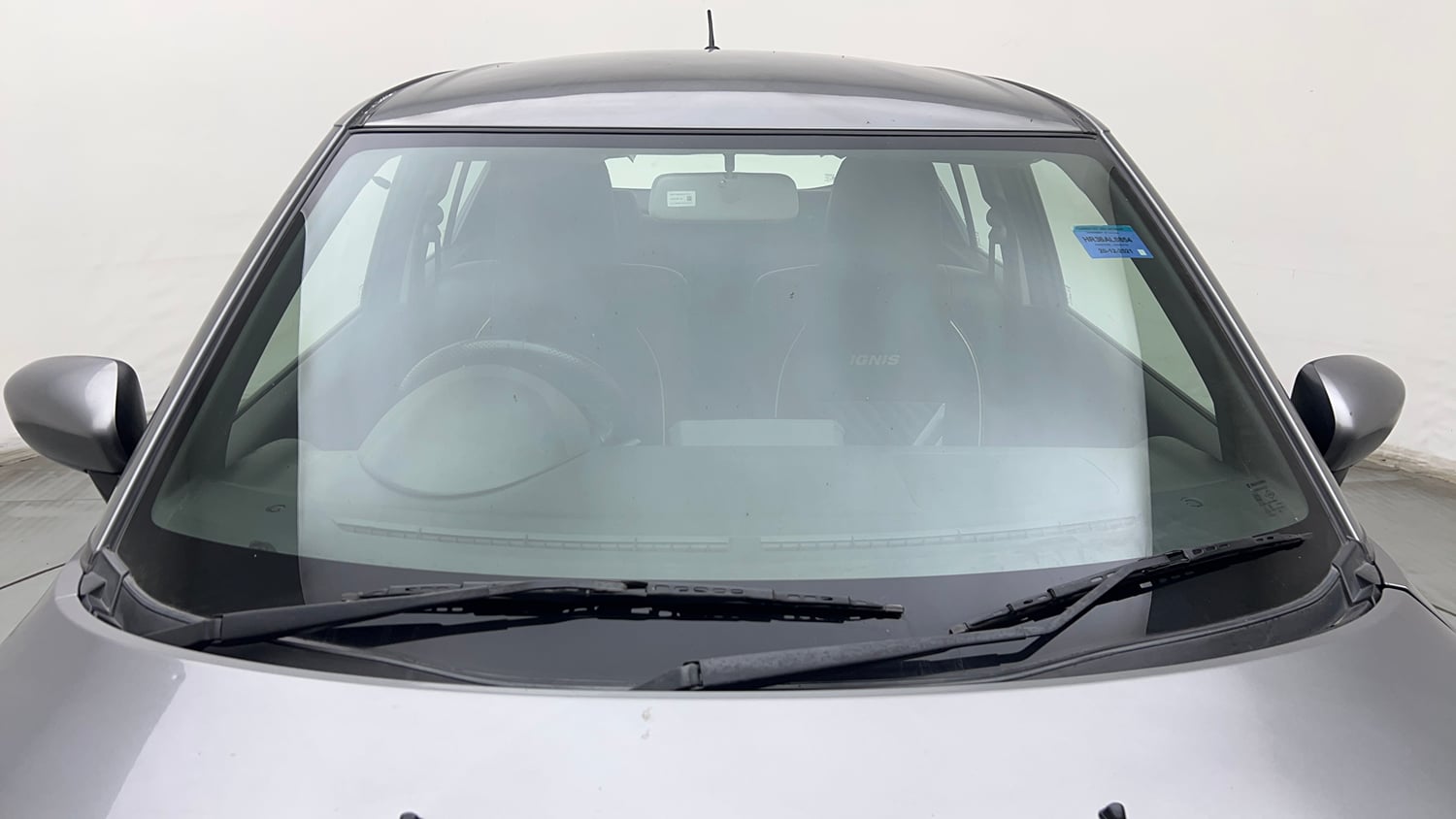 Used 2021 Maruti Suzuki Ignis Sigma 1.2 MT Petrol Manual exterior FRONT WINDSHIELD VIEW