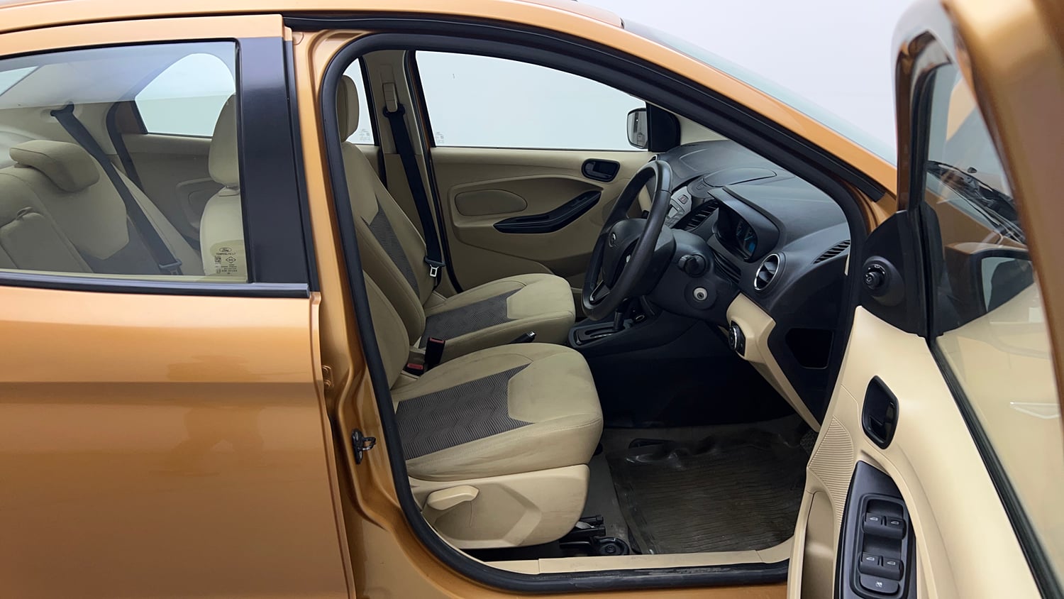 Used 2015 Ford Figo Aspire Titanium 1.5 Ti-VCT AT Petrol Automatic interior RIGHT SIDE FRONT DOOR CABIN VIEW