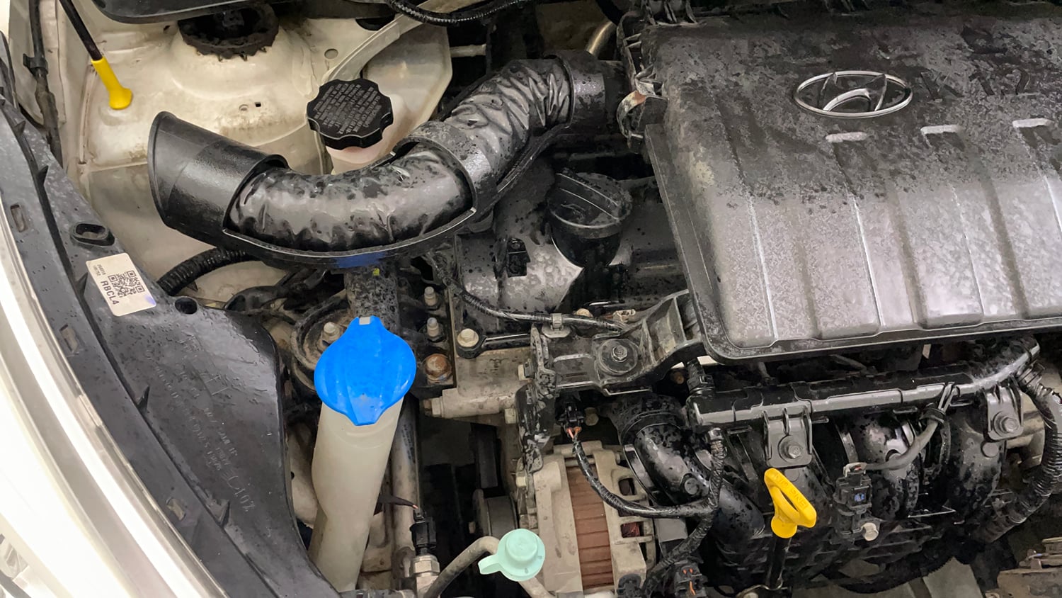 Used 2019 Hyundai Grand i10 Sportz 1.2 Kappa VTVT Petrol Manual engine ENGINE RIGHT SIDE VIEW