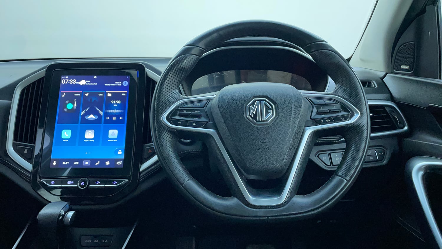 Used 2020 MG Motors Hector Sharp 1.5 DCT Petrol Petrol Automatic interior STEERING VIEW