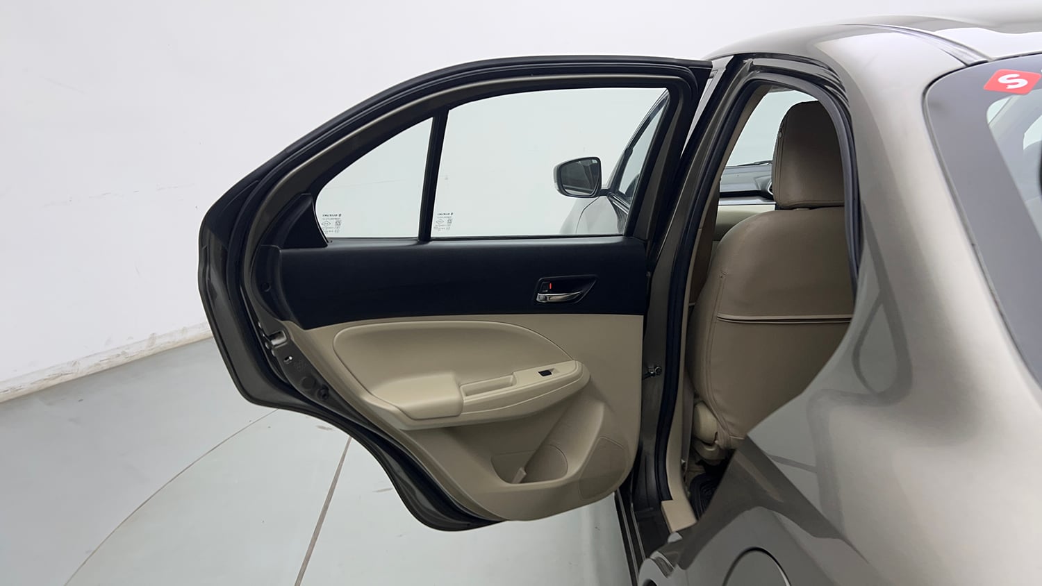 Used 2022 Maruti Suzuki Dzire VXi Petrol Manual interior LEFT REAR DOOR OPEN VIEW
